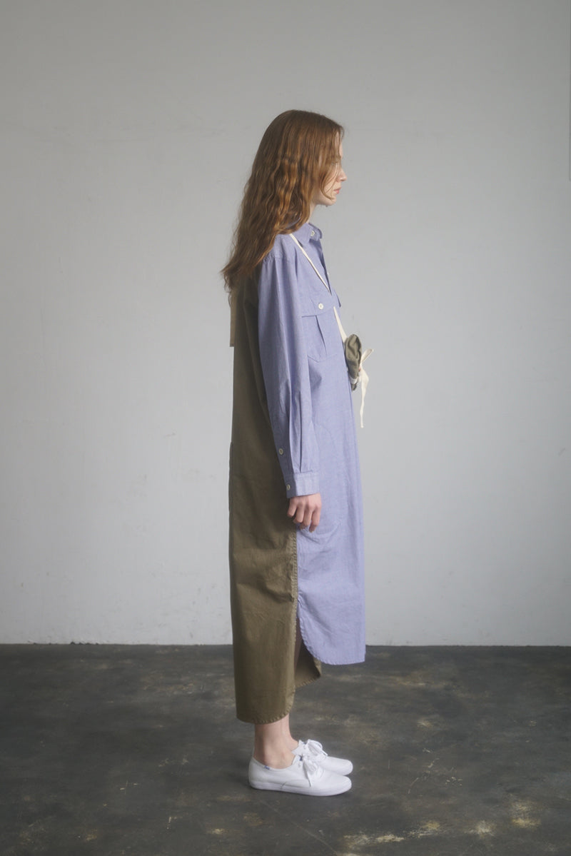 【ナイジェル・ケーボン】WOMAN / チュニックシャツドレス / D01W TUNIC SHIRT DRESS