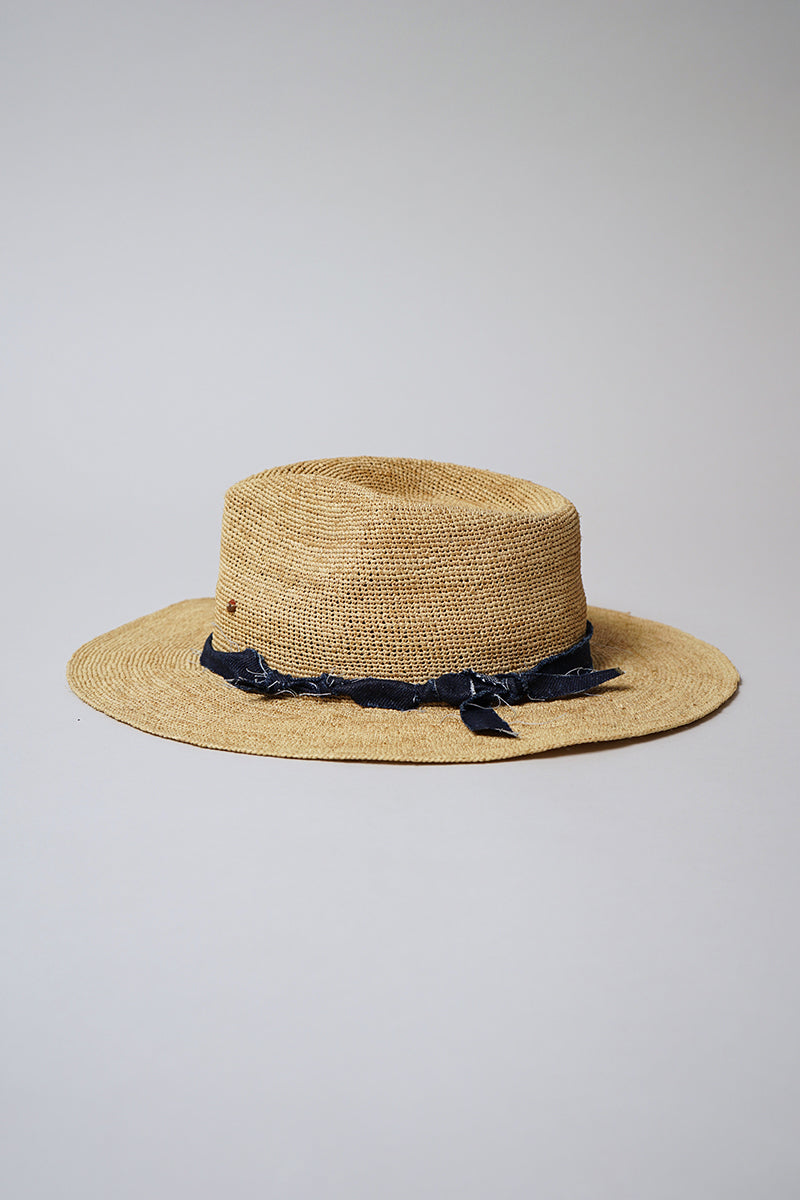 【ナイジェル・ケーボン】MAN /  ナイジェル・ケーボン×スーパーデューパー - ストローハット / Nigel Cabourn x SUPERDUPER STRAW HAT