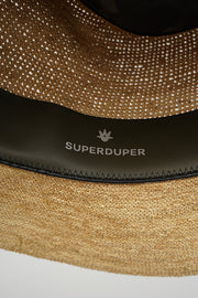 【ナイジェル・ケーボン】MAN /  ナイジェル・ケーボン×スーパーデューパー - ストローハット / Nigel Cabourn x SUPERDUPER STRAW HAT