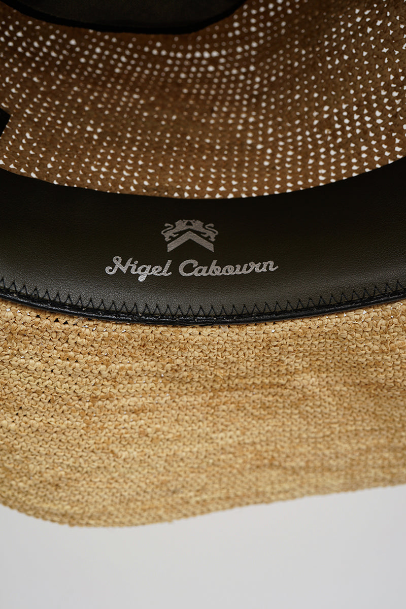 【ナイジェル・ケーボン】MAN /  ナイジェル・ケーボン×スーパーデューパー - ストローハット / Nigel Cabourn x SUPERDUPER STRAW HAT