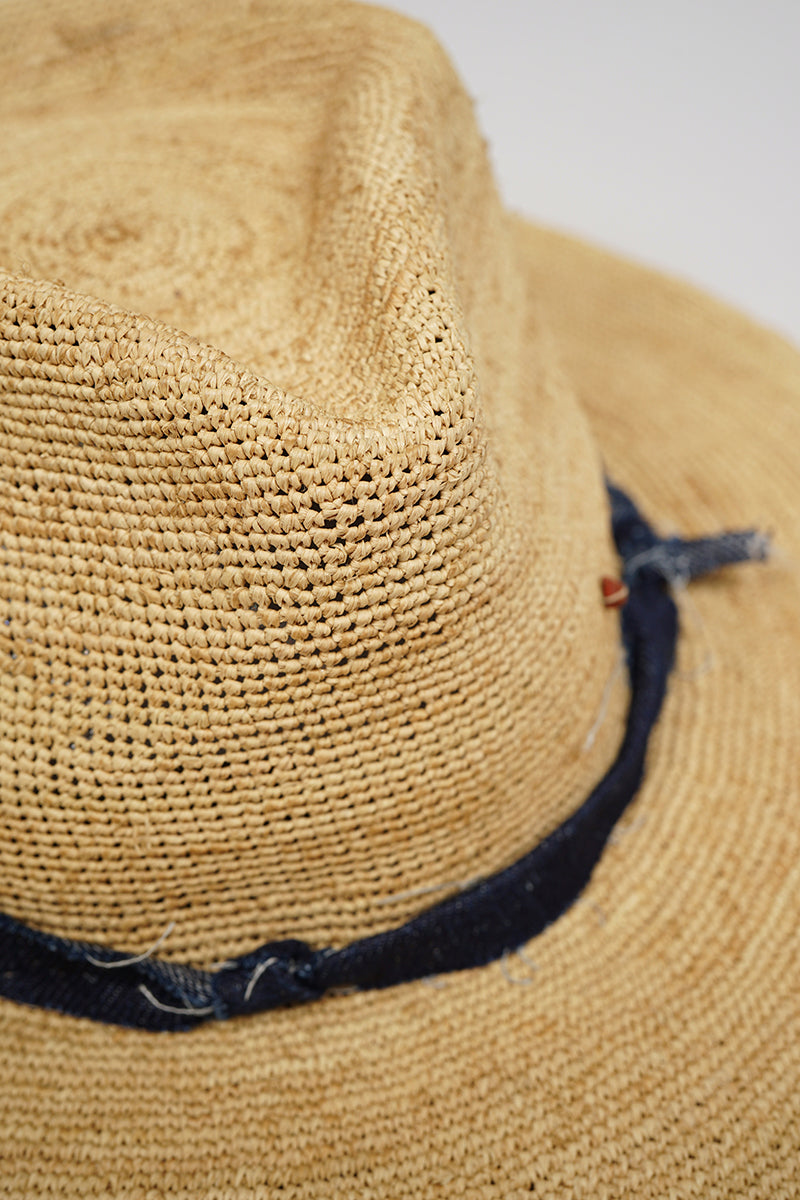 【ナイジェル・ケーボン】MAN /  ナイジェル・ケーボン×スーパーデューパー - ストローハット / Nigel Cabourn x SUPERDUPER STRAW HAT