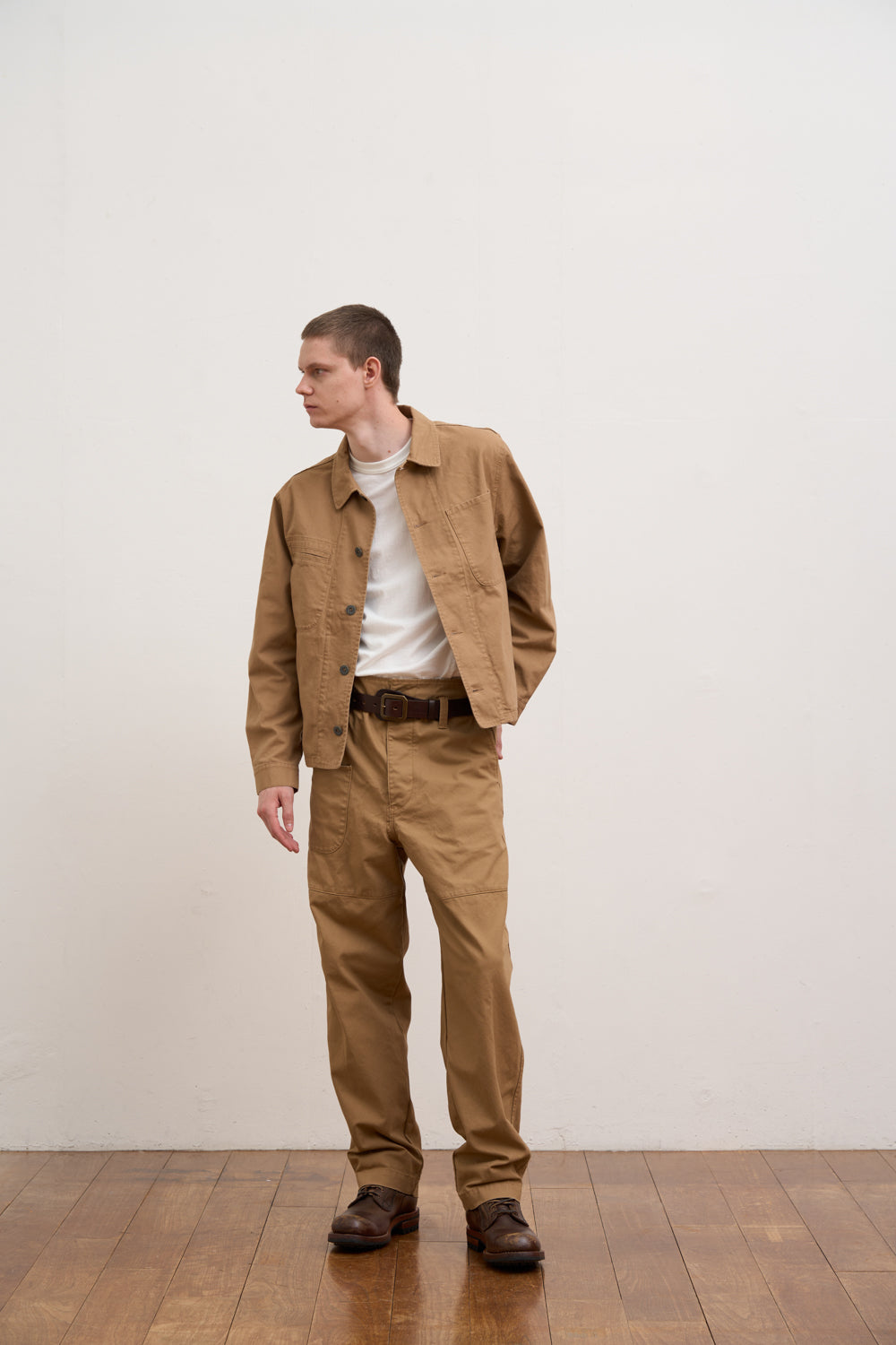 【ナイジェル・ケーボン】UNISEX / ショートアングルドジャケット - ダックキャンバス / JK02-01 SHORT ANGLED JACKET - DUCK CANVAS