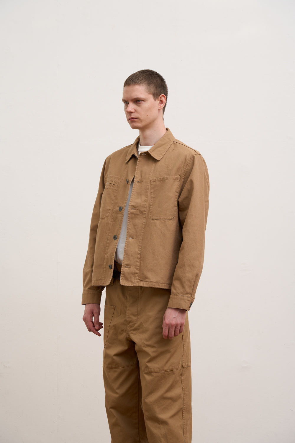 【ナイジェル・ケーボン】UNISEX / ショートアングルドジャケット - ダックキャンバス / JK02-01 SHORT ANGLED JACKET - DUCK CANVAS