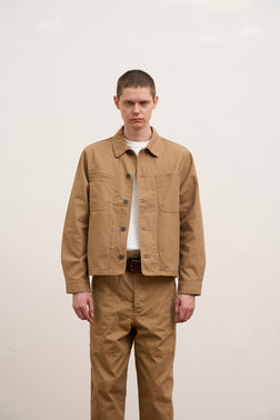 【ナイジェル・ケーボン】UNISEX / ショートアングルドジャケット - ダックキャンバス / JK02-01 SHORT ANGLED JACKET - DUCK CANVAS