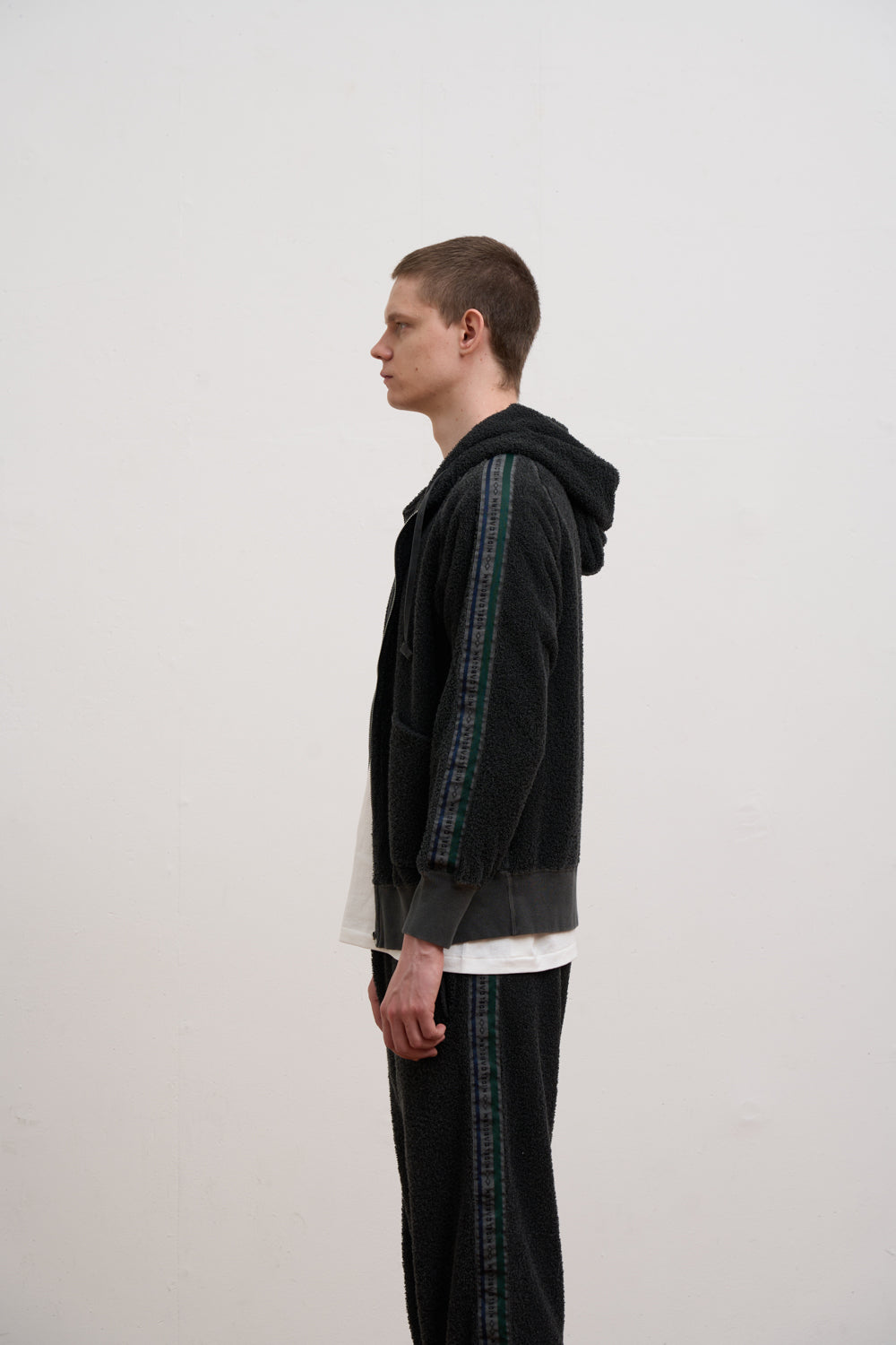 【ナイジェル・ケーボン】MAN / ジップアップフーディー - パイル / ZIP UP HOODIE - PILE