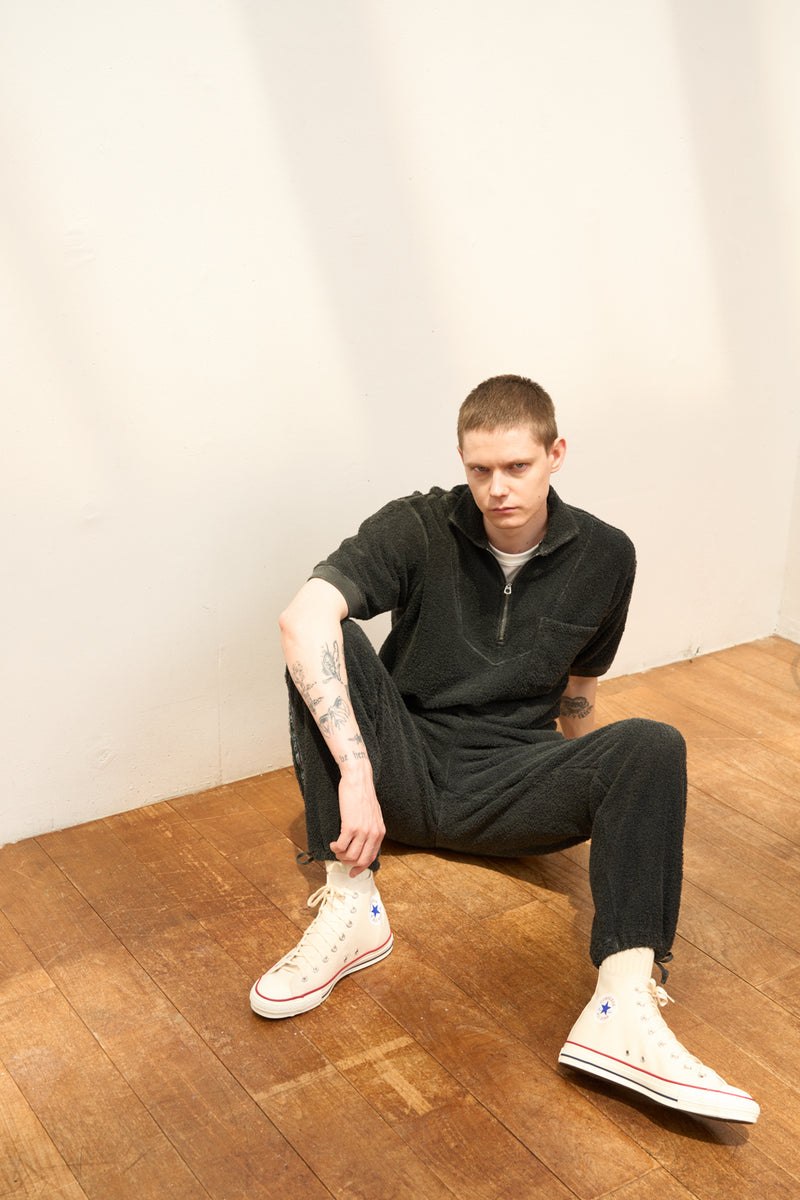 【ナイジェル・ケーボン】MAN / ジップアップシャツ - パイル / ZIP UP SHIRT - PILE