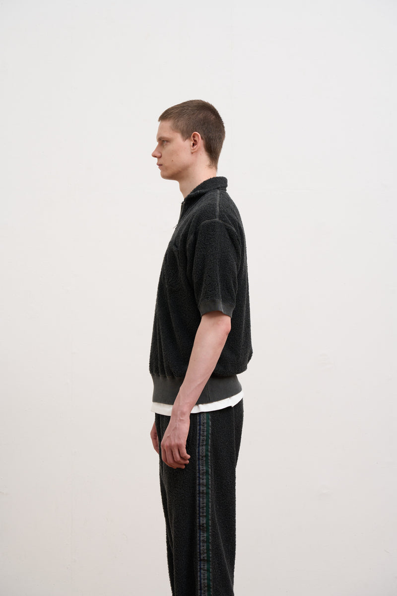 【ナイジェル・ケーボン】MAN / ジップアップシャツ - パイル / ZIP UP SHIRT - PILE