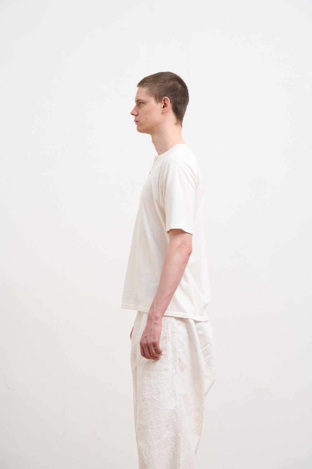 【ナイジェル・ケーボン】MAN / 50s ヘンリーネックシャツ / 50s HENLEY NECK SHIRT