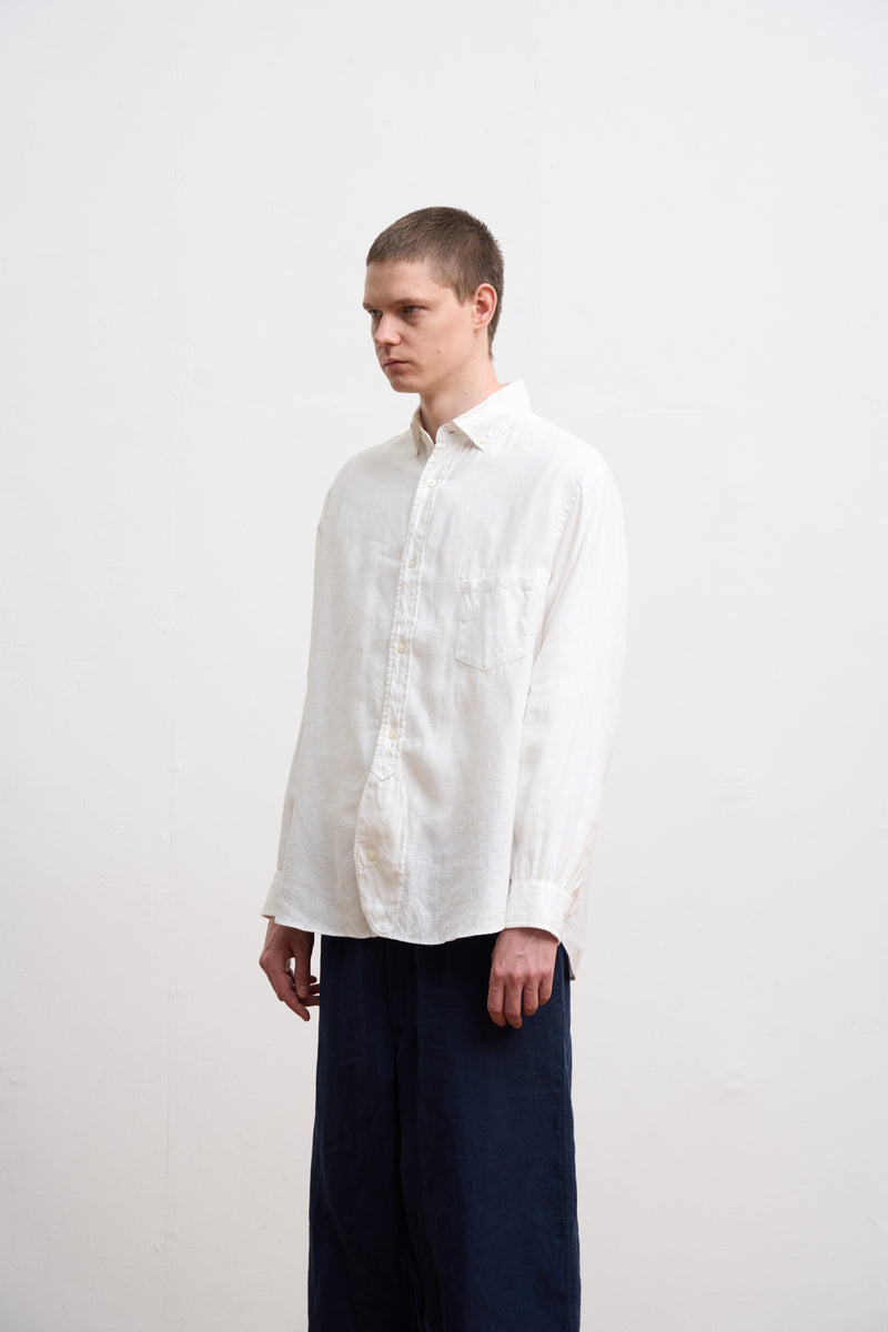 【ナイジェル・ケーボン】MAN / ブリティッシュオフィサーズシャツ - タイプ2 ヘンプ / BRITISH OFFICERS SHIRT - TYPE2 HEMP