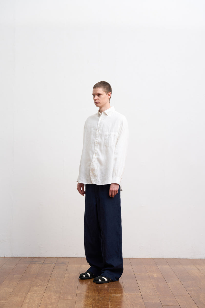 【ナイジェル・ケーボン】MAN / ブリティッシュオフィサーズシャツ - タイプ2 ヘンプ / BRITISH OFFICERS SHIRT - TYPE2 HEMP