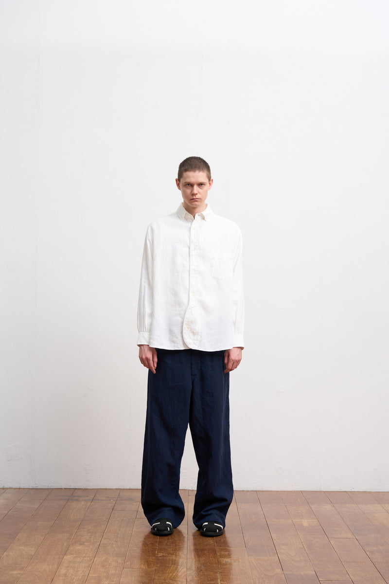 【ナイジェル・ケーボン】MAN / ブリティッシュオフィサーズシャツ - タイプ2 ヘンプ / BRITISH OFFICERS SHIRT - TYPE2 HEMP