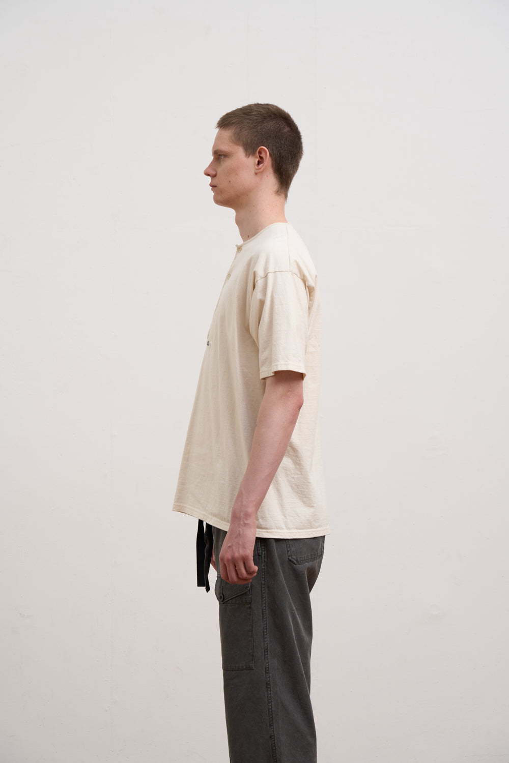 ナイジェル・ケーボン】MAN / 7.8オンス ヘンリーネックTシャツ