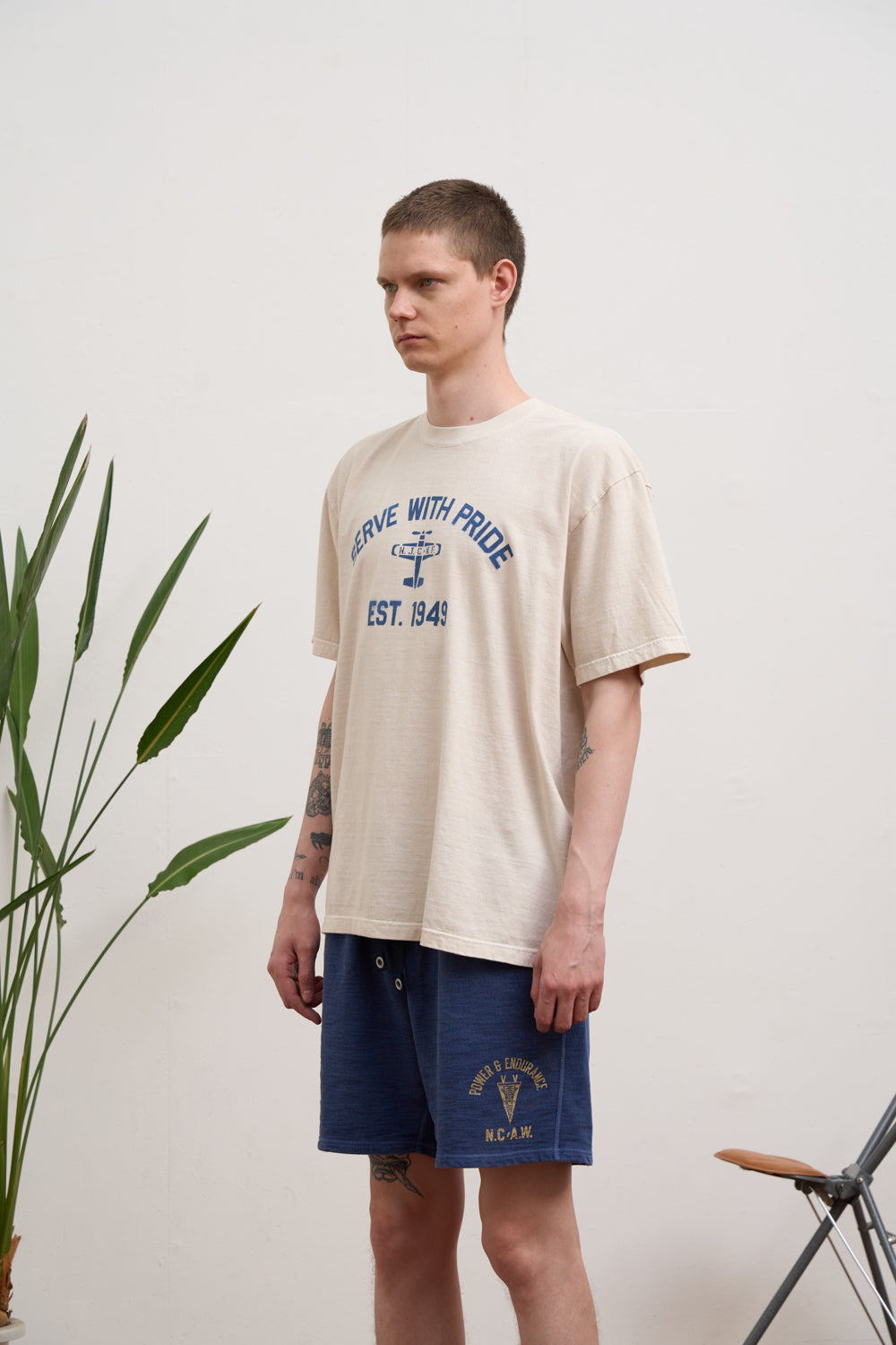 ナイジェル・ケーボン】MAN / プリントTシャツ - プロペラ / PRINT T