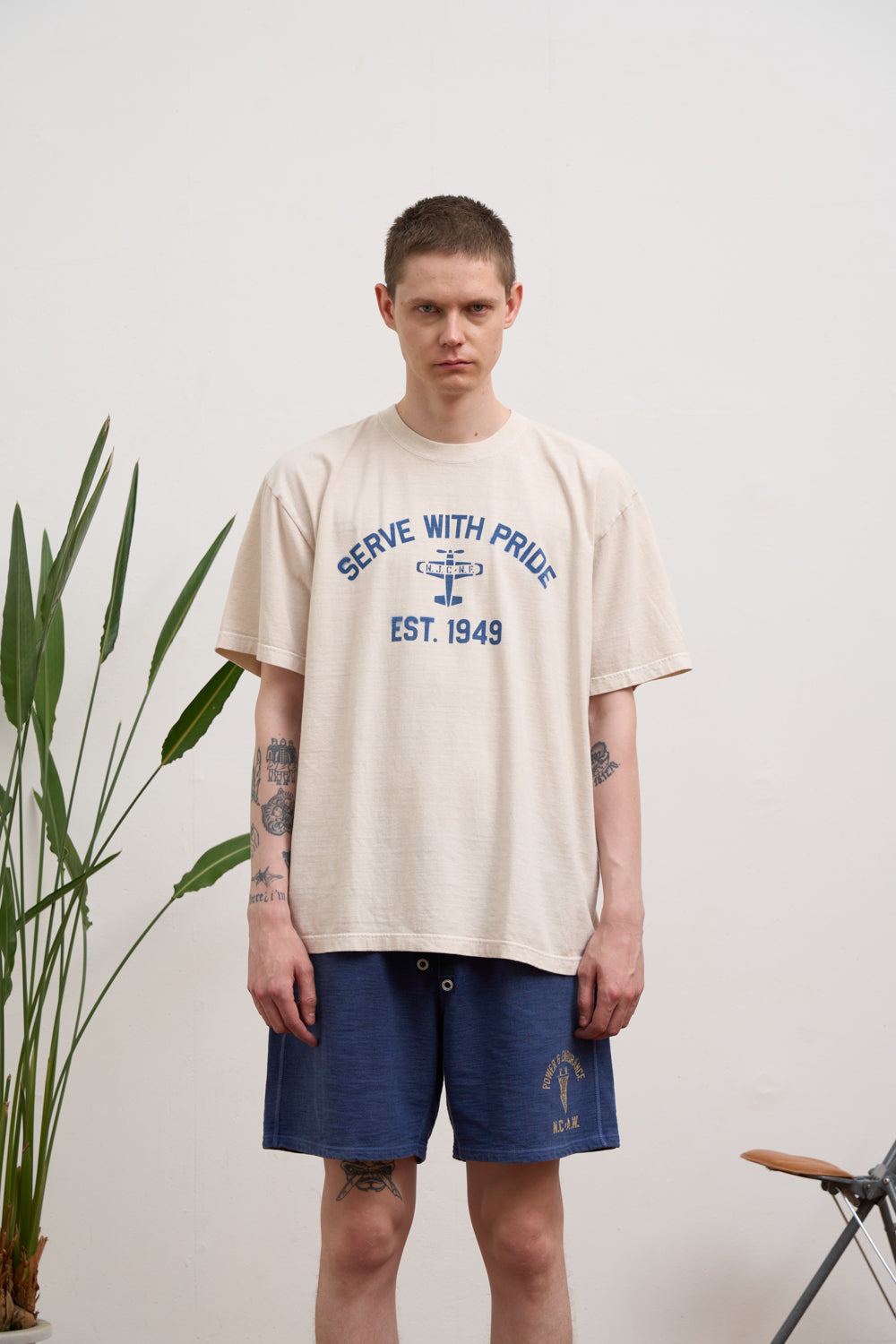 【ナイジェル・ケーボン】MAN / プリントTシャツ - プロペラ / PRINT T-SHIRT - PROPELLER