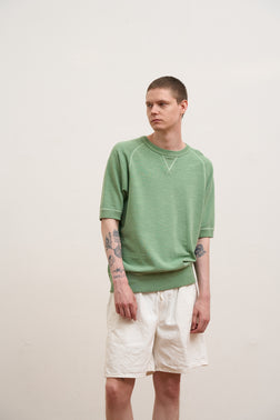 【ナイジェル・ケーボン】MAN / ショートスリーブスウェットシャツ - コットンピグメント / SHORTSLEEVE SWEAT SHIRT - COTTON PIGMENT