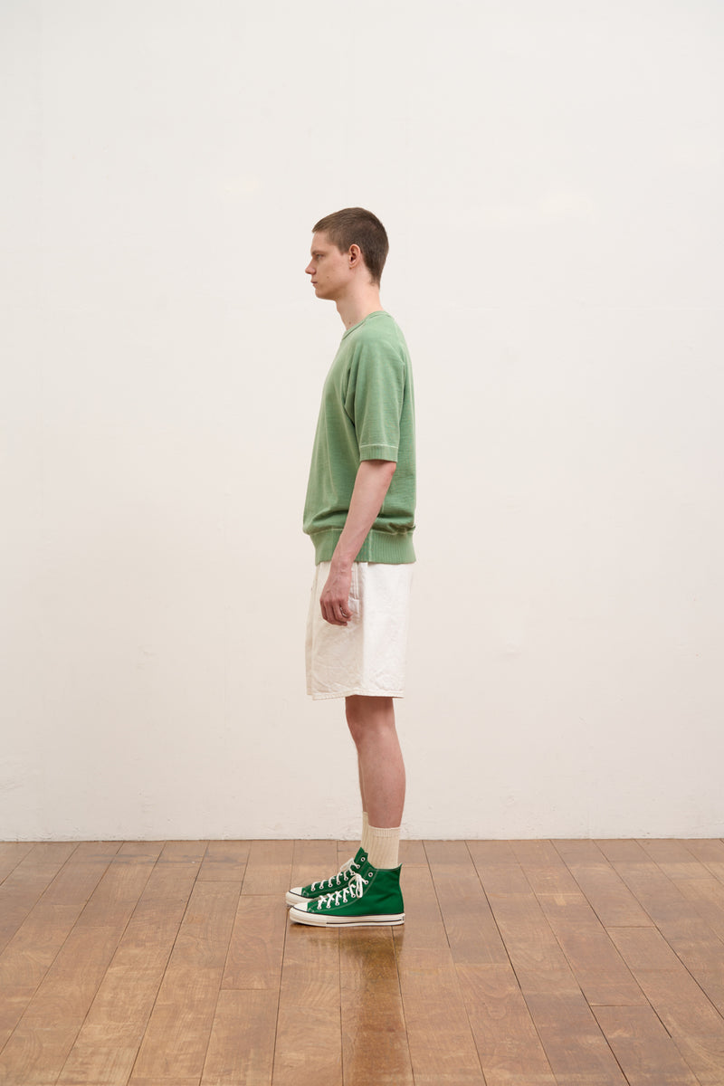 【ナイジェル・ケーボン】MAN / ショートスリーブスウェットシャツ - コットンピグメント / SHORTSLEEVE SWEAT SHIRT - COTTON PIGMENT