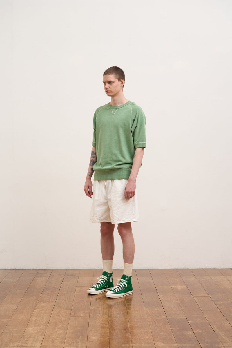 【ナイジェル・ケーボン】MAN / ショートスリーブスウェットシャツ - コットンピグメント / SHORTSLEEVE SWEAT SHIRT - COTTON PIGMENT