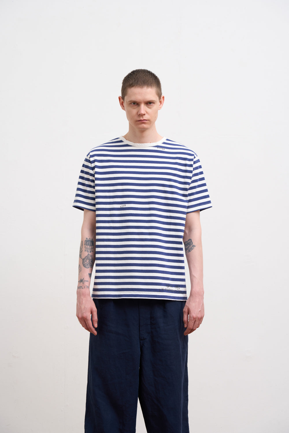ナイジェル・ケーボン】MAN / セーラーTシャツ - ボーダー / SAILOR T