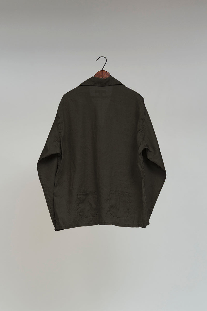 【ナイジェル・ケーボン】UNISEX / フレンチプルオーバーシャツ - ヘンプ / FRENCH PULLOVER SHIRT - HEMP