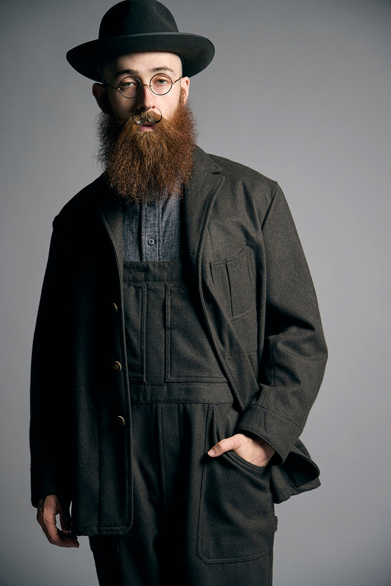 【ナイジェル・ケーボン】MAN / コールマイナーダンガリー - ビリヤードクロス / COAL MINER DUNGAREES - BILLIARD CLOTH