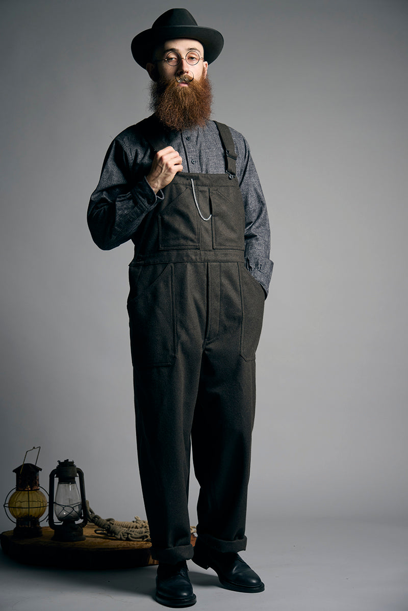 【ナイジェル・ケーボン】MAN / コールマイナーダンガリー - ビリヤードクロス / COAL MINER DUNGAREES - BILLIARD CLOTH