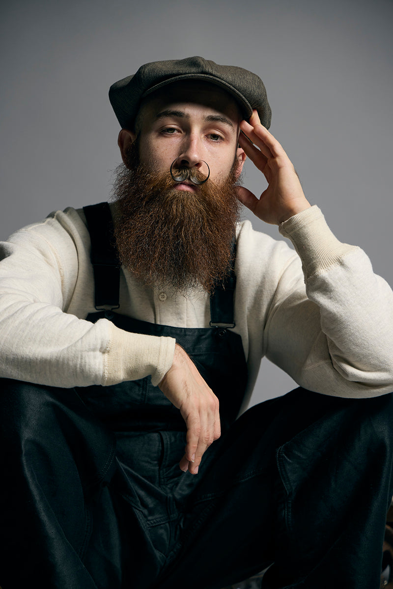 【ナイジェル・ケーボン】MAN / コールマイナーヘンリーネックシャツ / COAL MINER HENRY NECK SHIRT