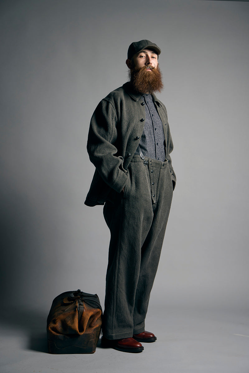 Nigel Cabourn ファイヤーマンジャケット ナイジェル・ケーボン】MAN / ファイヤーマンジャケット - ヘンプ