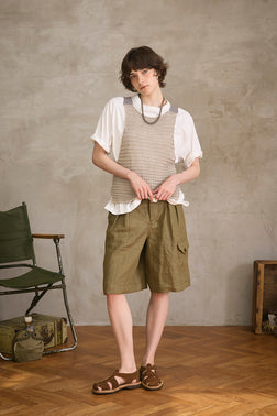 coming soon【ナイジェル・ケーボン】WOMAN / ブリティッシュミリタリーショートパンツ / BRITISH MILITARY SHORT PANT