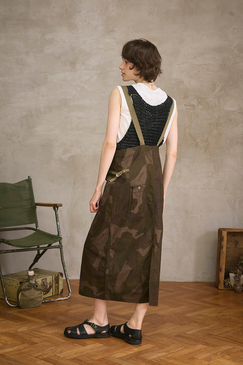 【ナイジェル・ケーボン】WOMAN / 40s N-1デッキウェアドレス - カモ / 40s N-1 DECK WEAR DRESS - CAMO