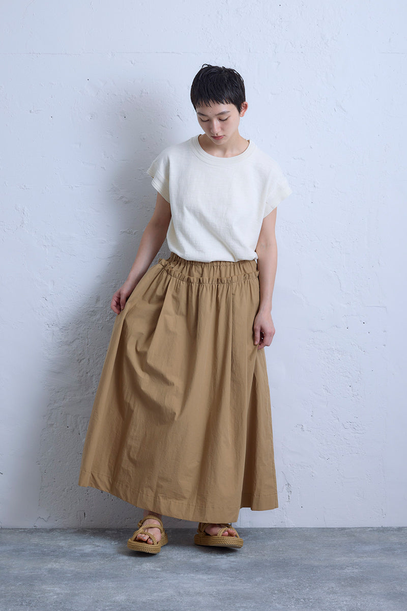 【ナイジェル・ケーボン】WOMAN / イージースカート コットンタイプライター / EASY SKIRT COTTON TYPEWRITER