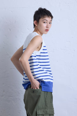 【ナイジェル・ケーボン】WOMAN / 5.6ozタンクトップ ボーダー / 5.6oz TANKTOP BORDER