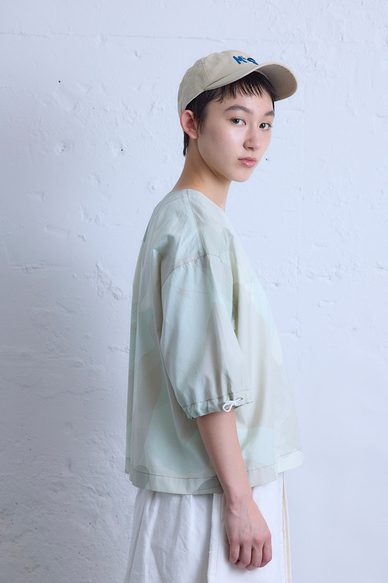 【ナイジェル・ケーボン】WOMAN / ショートスリーブシャツ カモ / S/S SH COTTON CAMO