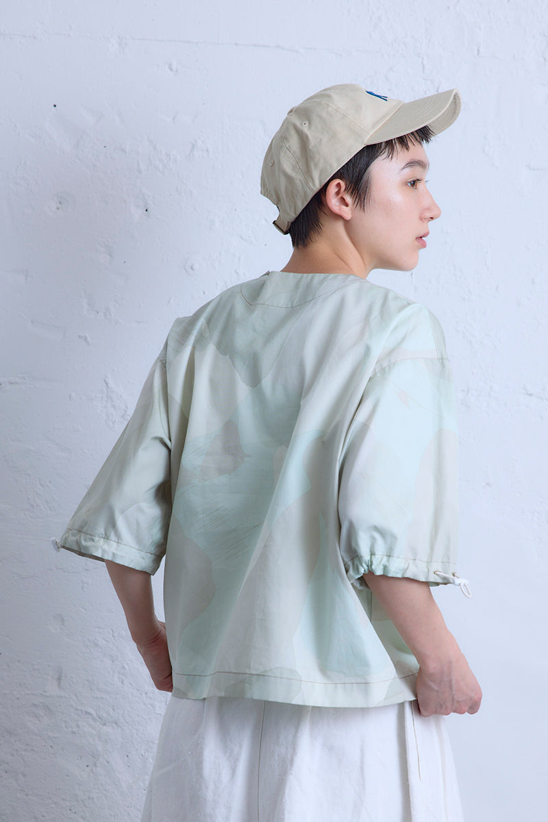 【ナイジェル・ケーボン】WOMAN / ショートスリーブシャツ カモ / S/S SH COTTON CAMO