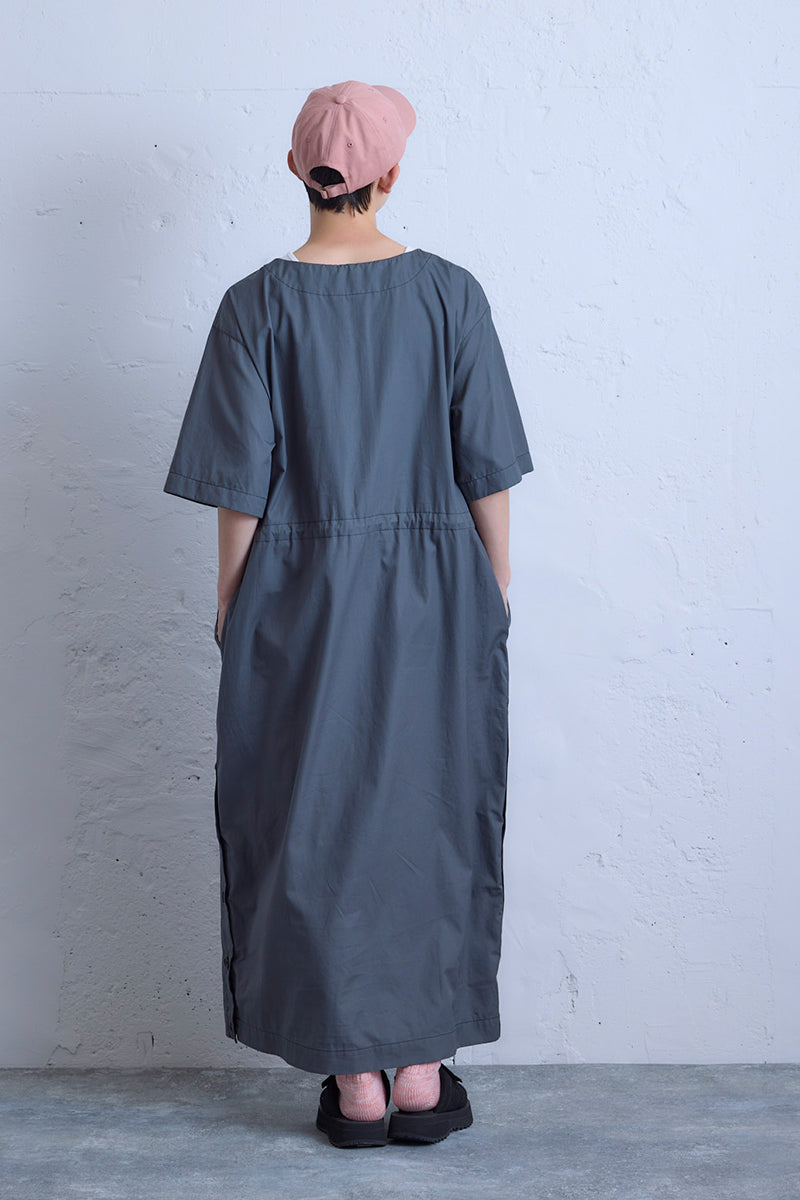 【ナイジェル・ケーボン】WOMAN / ショートスリーブドレス コットンブロード / S/S DRESS COTTON BROAD