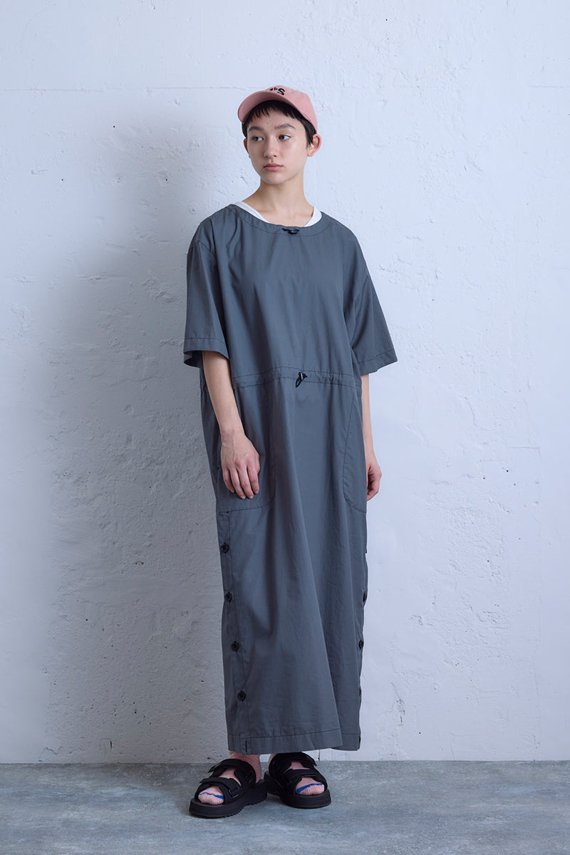 【ナイジェル・ケーボン】WOMAN / ショートスリーブドレス コットンブロード / S/S DRESS COTTON BROAD