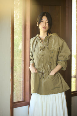 予約商品【ナイジェル・ケーボン】WOMAN / 50sジャーマンスモック - リップストップ / 50s GERMAN SMOCK - RIPSTOP