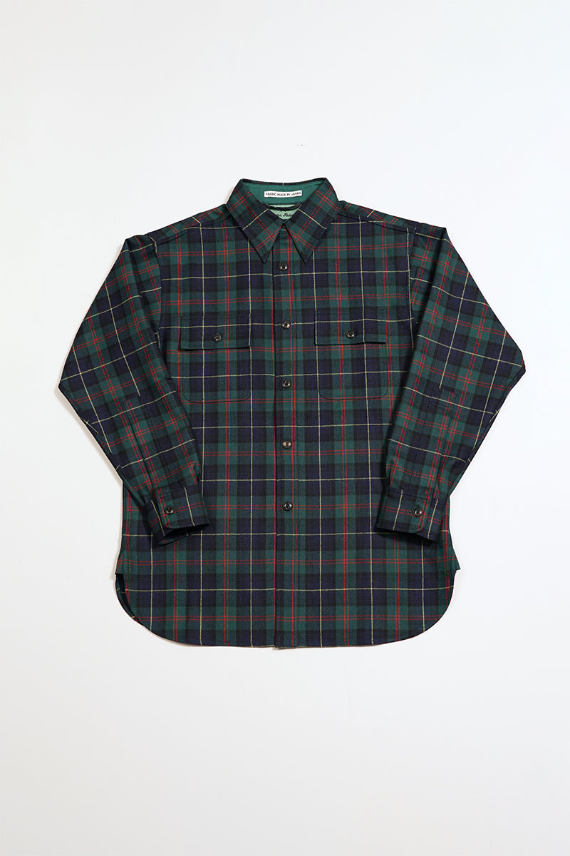 【ケーボン・リボーン】UNISEX / チンストラップワークシャツ / CHINSTRAP WORK SHIRT