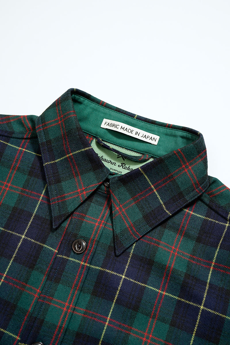 【ケーボン・リボーン】UNISEX / チンストラップワークシャツ / CHINSTRAP WORK SHIRT