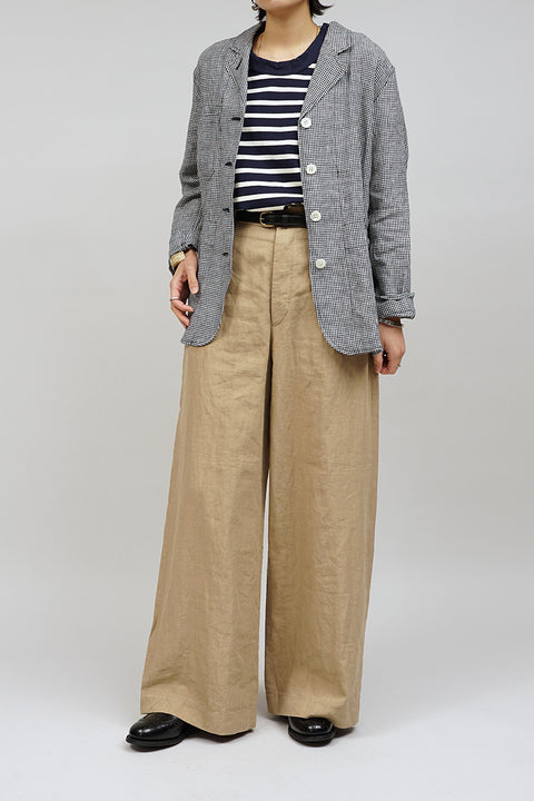 ナイジェル・ケーボン】WOMAN / リネンワイドパンツ / LINEN WIDE PANT 