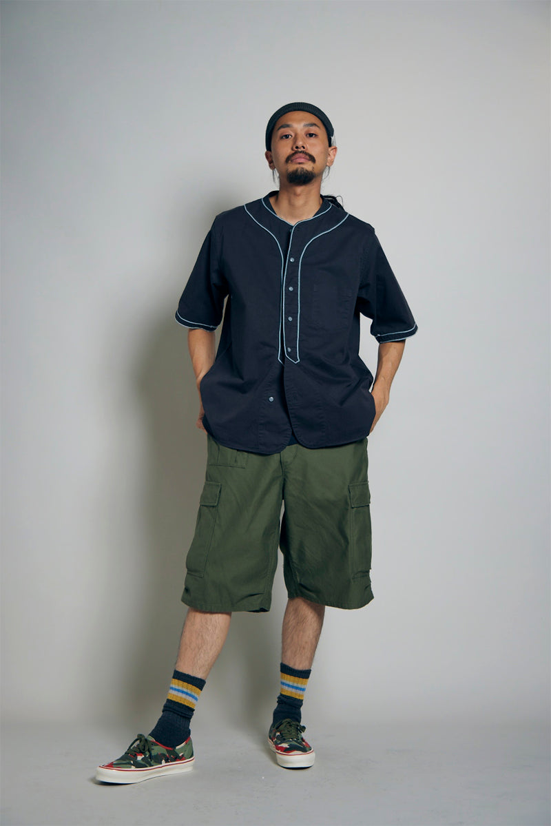 【ナイジェル・ケーボン】MAN / ベースボールシャツ ショートスリーブ -タイプ2 / BASEBALL SHIRT S/S -TYPE2