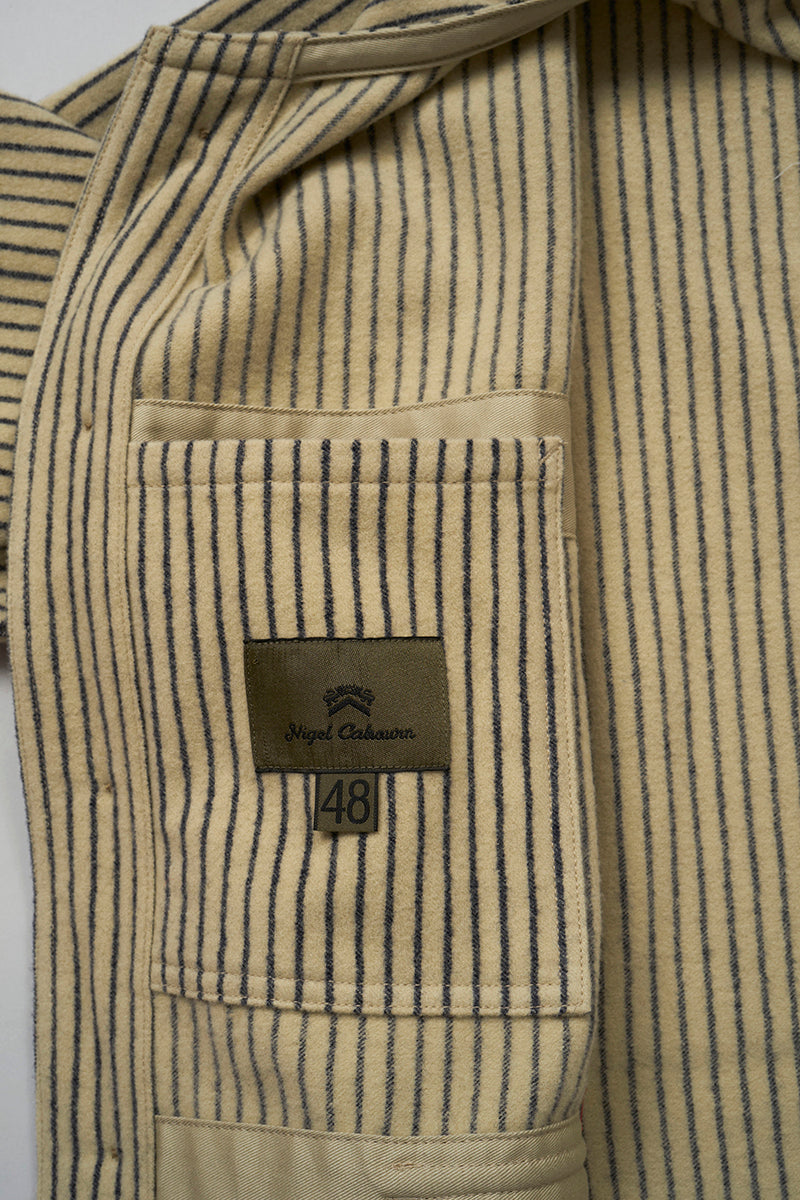 【ナイジェル・ケーボン】MAN / フレンチワークジャケット - ウールヒッコリー / FRENCH WORK JACKET - WOOL HICKORY