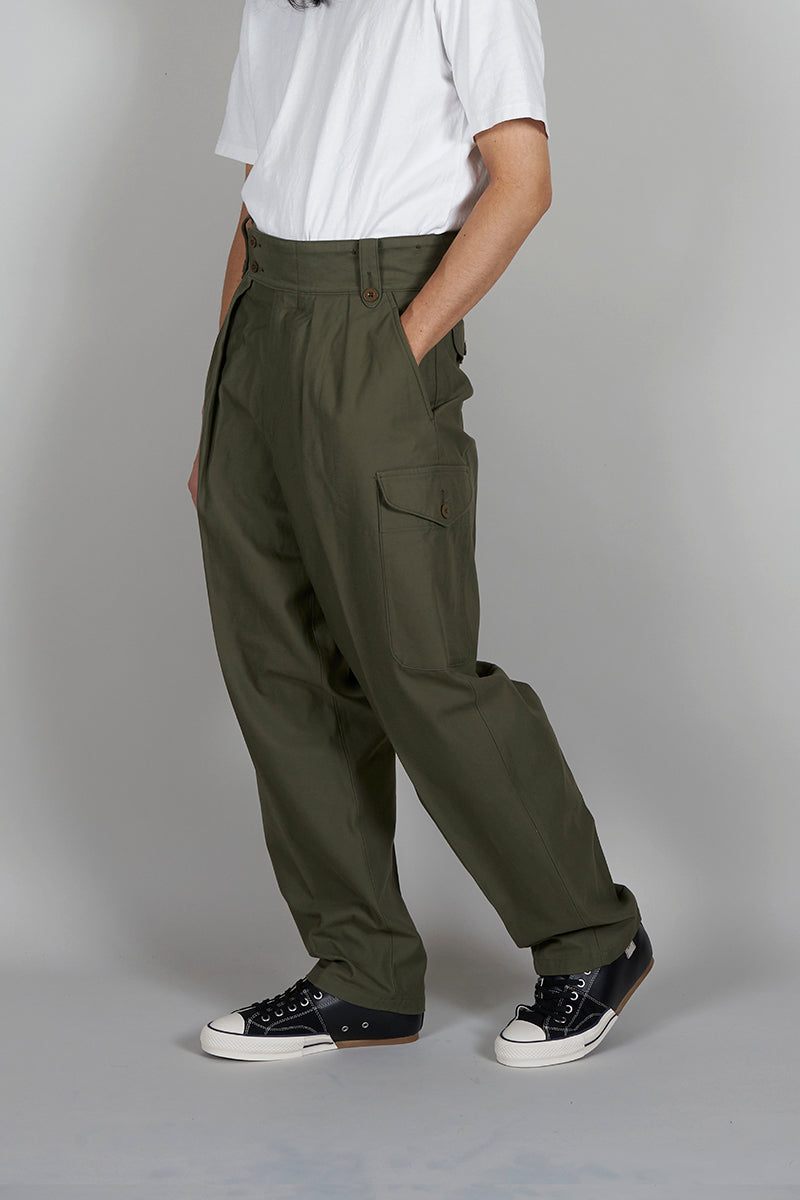 【ナイジェル・ケーボン】MAN / 50sバトルドレスモディファイドパンツ / 50s BATTLE DRESS MODIFIED PANT