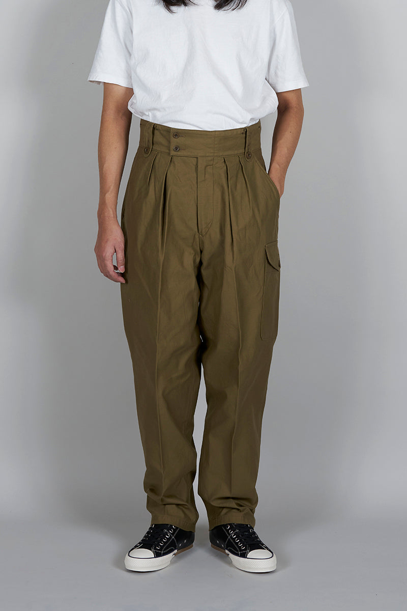 【ナイジェル・ケーボン】MAN / 50sバトルドレスモディファイドパンツ / 50s BATTLE DRESS MODIFIED PANT