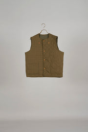 【ナイジェル・ケーボン】MAN / ライナーベスト -ジャガードキルト / LINER VEST JACQUARD QUILT