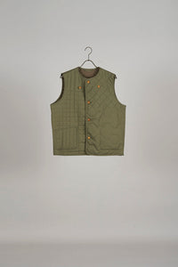 【ナイジェル・ケーボン】MAN / ライナーベスト -ジャガードキルト / LINER VEST JACQUARD QUILT