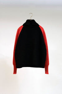 【ナイジェル・ケーボン】WOMAN / スコティッシュハイネックニット / SCOTTISH HIGH NECK KNIT