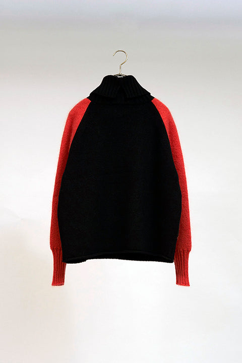 【ナイジェル・ケーボン】WOMAN / スコティッシュハイネックニット / SCOTTISH HIGH NECK KNIT