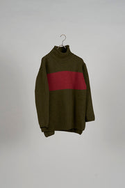 【ナイジェル・ケーボン】MAN /  K-2 ストライプロールネック / K-2 STRIPED ROLL NECK
