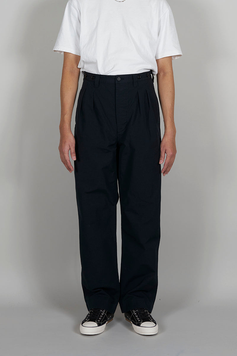 【ナイジェル・ケーボン】MAN / プレーテッドチノ - コットンリップストップ / P-54 PLEATED CHINO - COTTON RIPSTOP