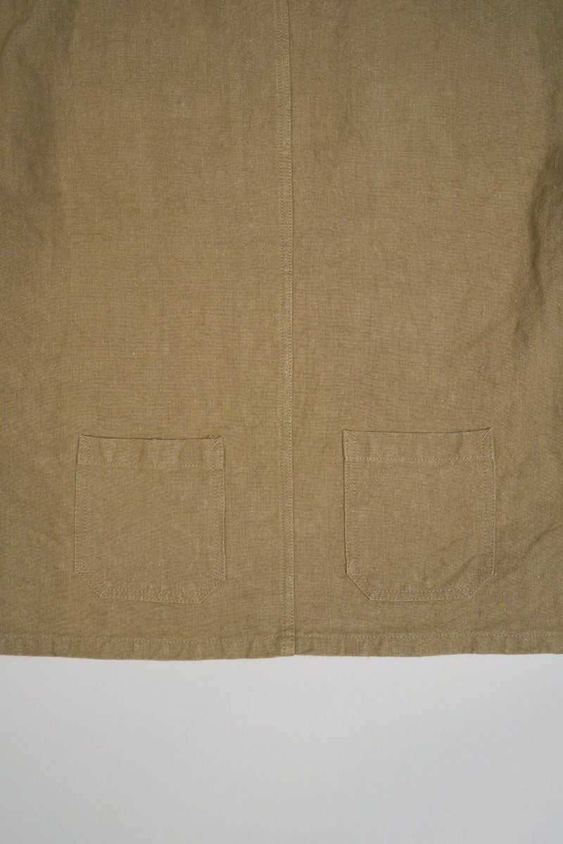 【ナイジェル・ケーボン】MAN / フレンチワークダブルブレストジャケット -ヘンプキャンバス / FRENCH WORK DOUBLE BREAST JACKET -HEMP CANVAS